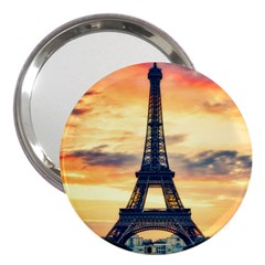 Eiffel Tower Paris France Landmark 3  Handbag Mirrors by Nexatart