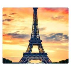 Eiffel Tower Paris France Landmark Double Sided Flano Blanket (small)  by Nexatart