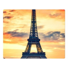 Eiffel Tower Paris France Landmark Double Sided Flano Blanket (large) 