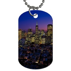 San Francisco California City Urban Dog Tag (two Sides) by Nexatart