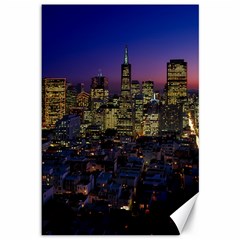 San Francisco California City Urban Canvas 12  X 18   by Nexatart