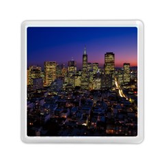 San Francisco California City Urban Memory Card Reader (square)  by Nexatart