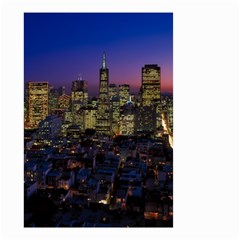 San Francisco California City Urban Small Garden Flag (two Sides) by Nexatart