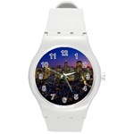 San Francisco California City Urban Round Plastic Sport Watch (M) Front