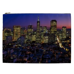 San Francisco California City Urban Cosmetic Bag (xxl)  by Nexatart