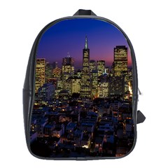 San Francisco California City Urban School Bag (xl) by Nexatart