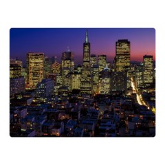 San Francisco California City Urban Double Sided Flano Blanket (mini)  by Nexatart