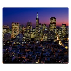 San Francisco California City Urban Double Sided Flano Blanket (small)  by Nexatart