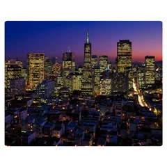 San Francisco California City Urban Double Sided Flano Blanket (medium)  by Nexatart