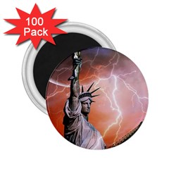 Statue Of Liberty New York 2 25  Magnets (100 Pack)  by Nexatart