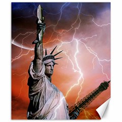 Statue Of Liberty New York Canvas 20  X 24   by Nexatart