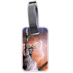 Statue Of Liberty New York Luggage Tags (two Sides) by Nexatart