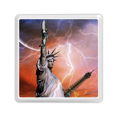 Statue Of Liberty New York Memory Card Reader (square)  by Nexatart