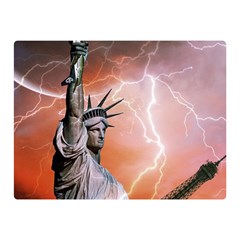 Statue Of Liberty New York Double Sided Flano Blanket (mini)  by Nexatart