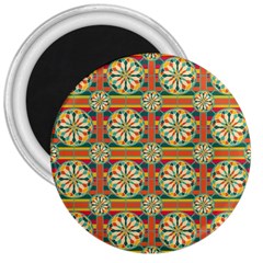 Eye Catching Pattern 3  Magnets by linceazul