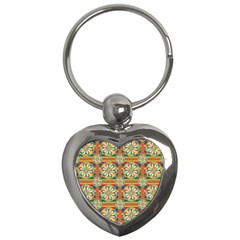 Eye Catching Pattern Key Chains (heart)  by linceazul