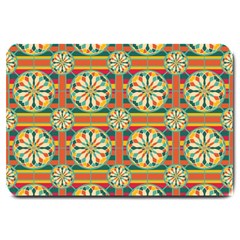 Eye Catching Pattern Large Doormat  by linceazul