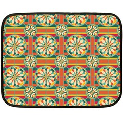 Eye Catching Pattern Double Sided Fleece Blanket (mini)  by linceazul