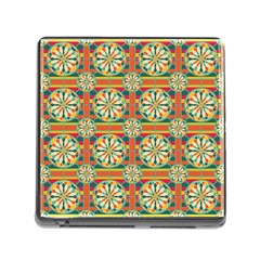 Eye Catching Pattern Memory Card Reader (square) by linceazul