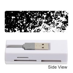 Black And White Splash Texture Memory Card Reader (stick)  by dflcprints