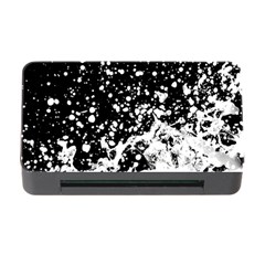 Black And White Splash Texture Memory Card Reader With Cf by dflcprints