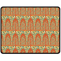 Arcs Pattern Double Sided Fleece Blanket (medium)  by linceazul