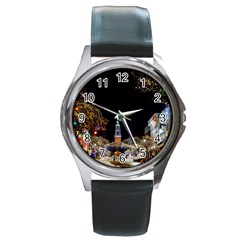 Church Decoration Night Round Metal Watch