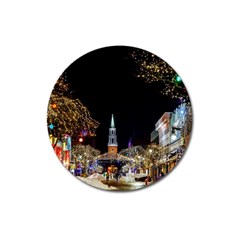 Church Decoration Night Magnet 3  (round) by Nexatart