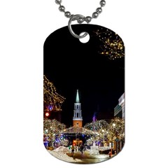 Church Decoration Night Dog Tag (two Sides) by Nexatart