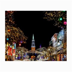 Church Decoration Night Small Glasses Cloth (2-side) by Nexatart