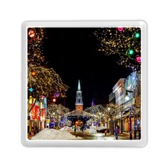 Church Decoration Night Memory Card Reader (square)  by Nexatart