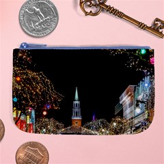 Church Decoration Night Large Coin Purse by Nexatart