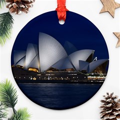 Landmark Sydney Opera House Ornament (round) by Nexatart