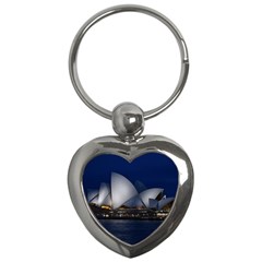 Landmark Sydney Opera House Key Chains (heart)  by Nexatart