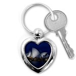 Landmark Sydney Opera House Key Chains (Heart)  Front