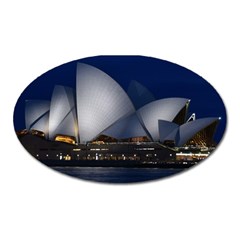 Landmark Sydney Opera House Oval Magnet by Nexatart