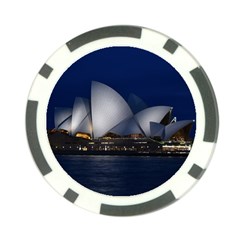 Landmark Sydney Opera House Poker Chip Card Guard by Nexatart