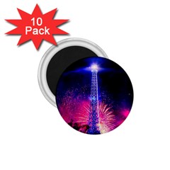 Paris France Eiffel Tower Landmark 1 75  Magnets (10 Pack)  by Nexatart