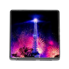 Paris France Eiffel Tower Landmark Memory Card Reader (square) by Nexatart