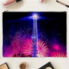 Paris France Eiffel Tower Landmark Cosmetic Bag (xxxl)  by Nexatart