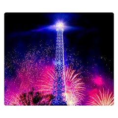 Paris France Eiffel Tower Landmark Double Sided Flano Blanket (small)  by Nexatart