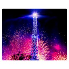 Paris France Eiffel Tower Landmark Double Sided Flano Blanket (medium)  by Nexatart