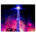 Paris France Eiffel Tower Landmark Double Sided Flano Blanket (Medium)  60 x50  Blanket Back