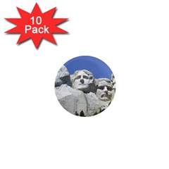 Mount Rushmore Monument Landmark 1  Mini Magnet (10 Pack)  by Nexatart