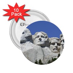 Mount Rushmore Monument Landmark 2 25  Buttons (10 Pack)  by Nexatart