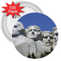 Mount Rushmore Monument Landmark 3  Buttons (100 Pack)  by Nexatart