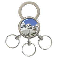 Mount Rushmore Monument Landmark 3-ring Key Chains by Nexatart