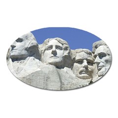 Mount Rushmore Monument Landmark Oval Magnet by Nexatart