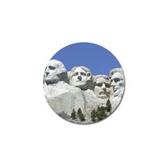 Mount Rushmore Monument Landmark Golf Ball Marker by Nexatart