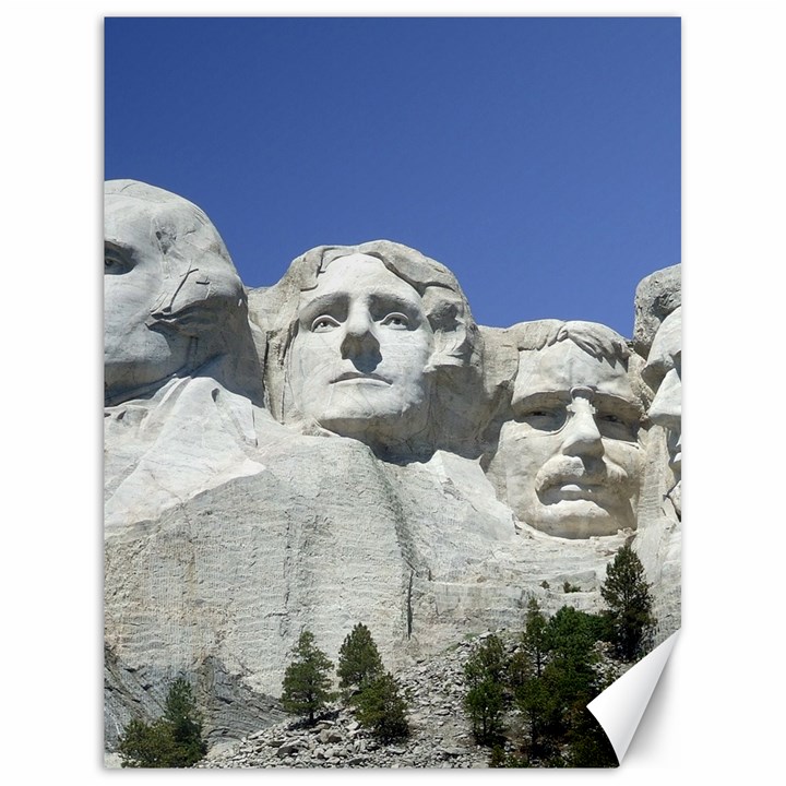 Mount Rushmore Monument Landmark Canvas 18  x 24  